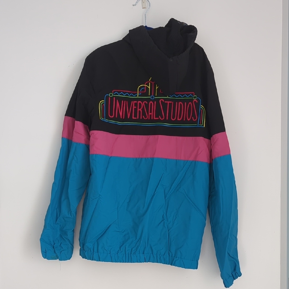 Universal Studios Neon Hooded Windbreaker